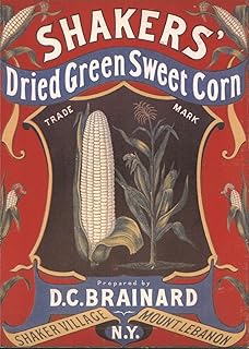 Vintage Advertising Postcard : Shakers Dried Green Sweet Corn Label, Mount Lebanon NY