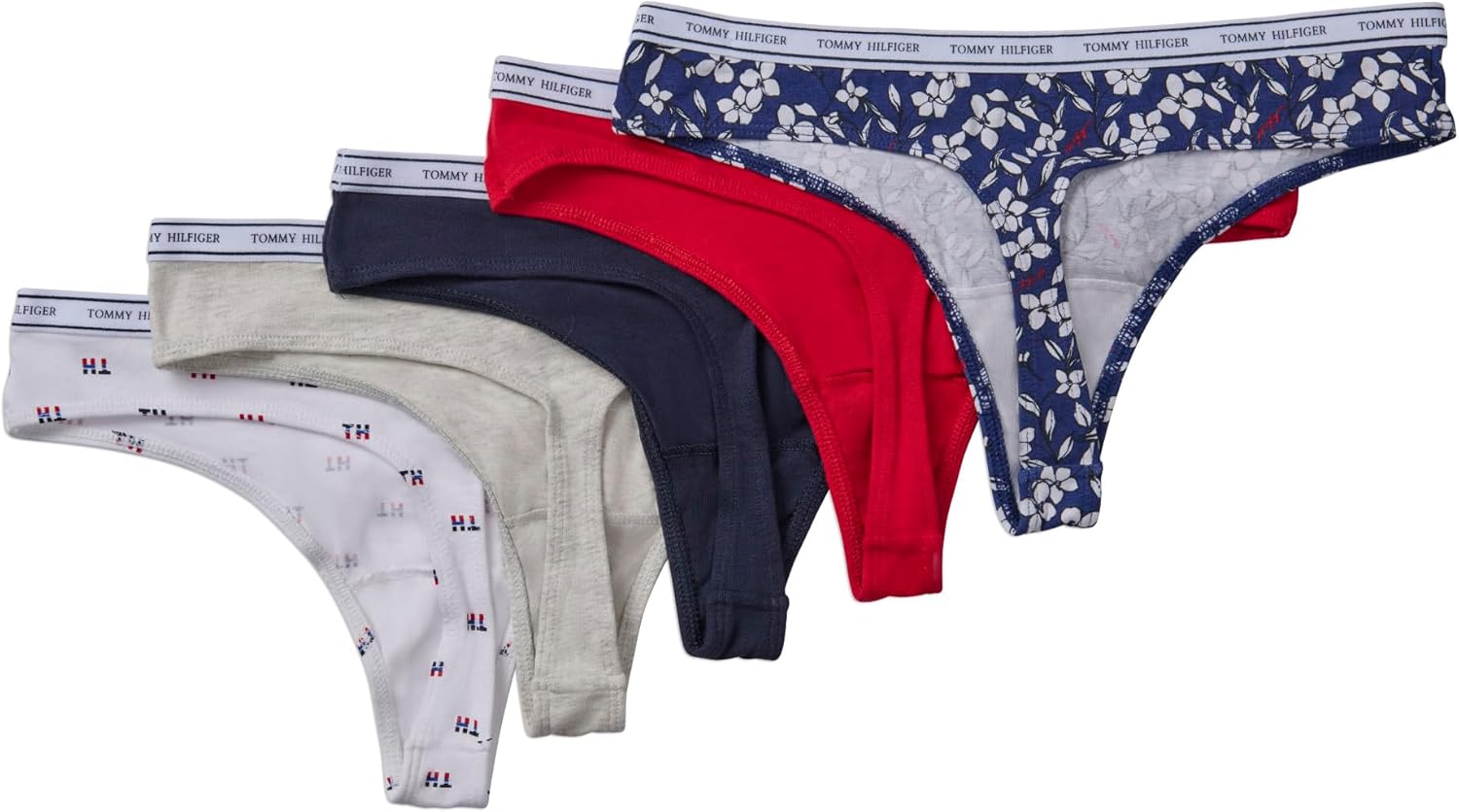 Tommy Hilfiger Women's Cotton Thong Underwear - Image 5