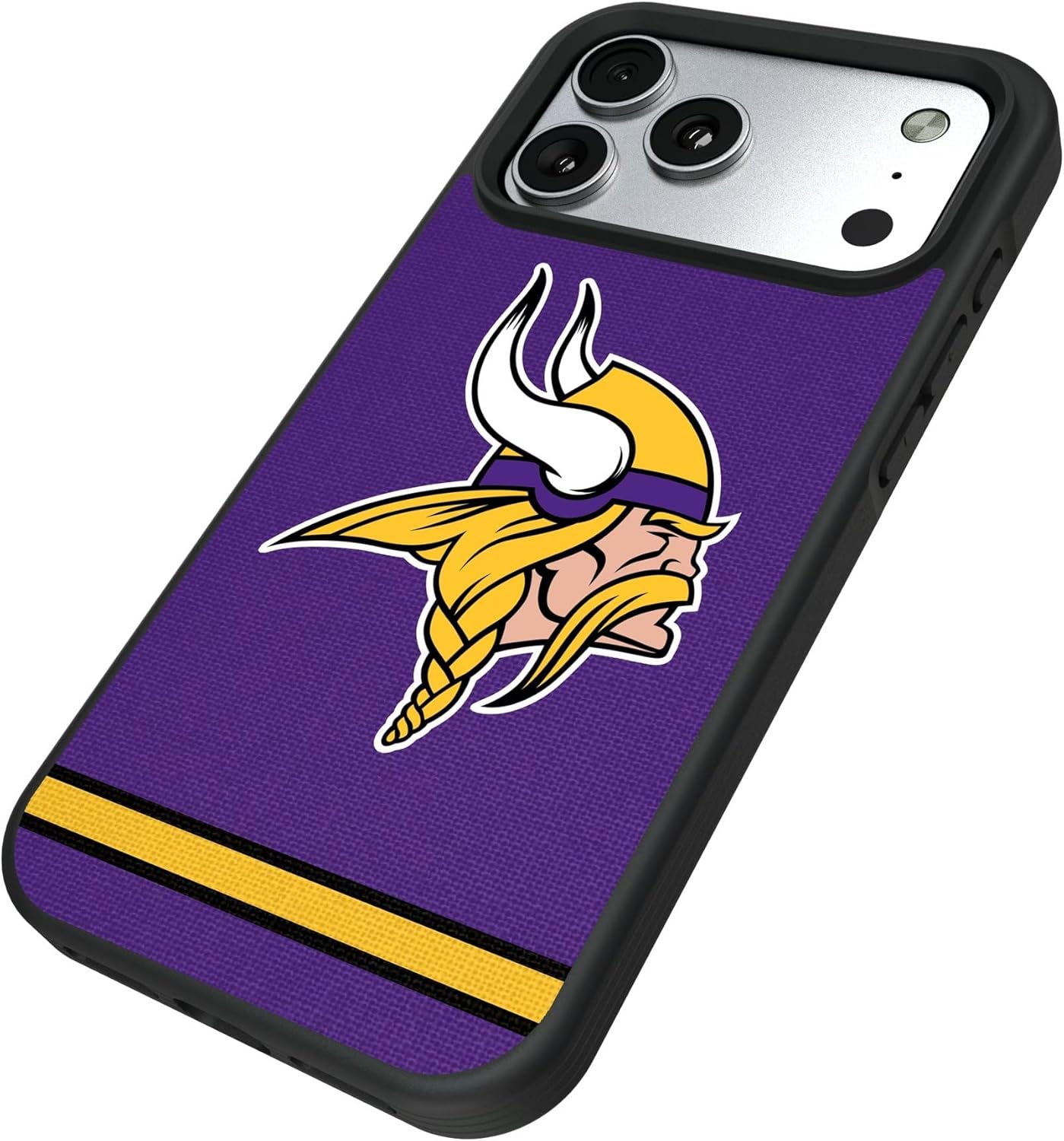 Keyscaper Minnesota Vikings Stripe Design Bump Case for iPhone