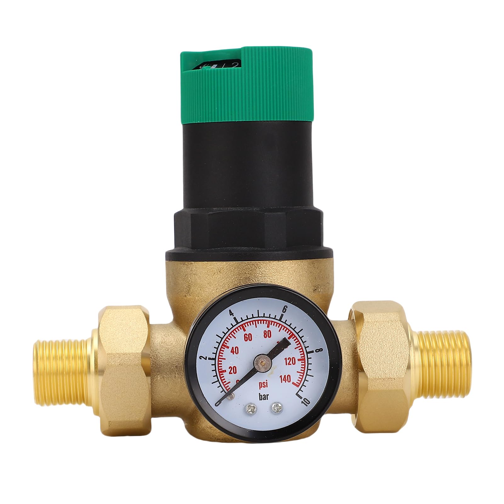 Regulator Ciśnienia Wody z Miernikiem 0-1Mpa (1/2 cala (DN15))