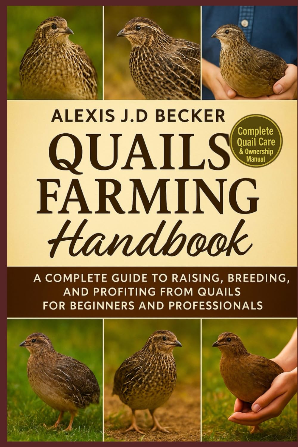 QUAILS FARMING HANDBOOK: A Complete Guide to Raising, Breeding, and Profiting from Quails for Beginners and Professionals