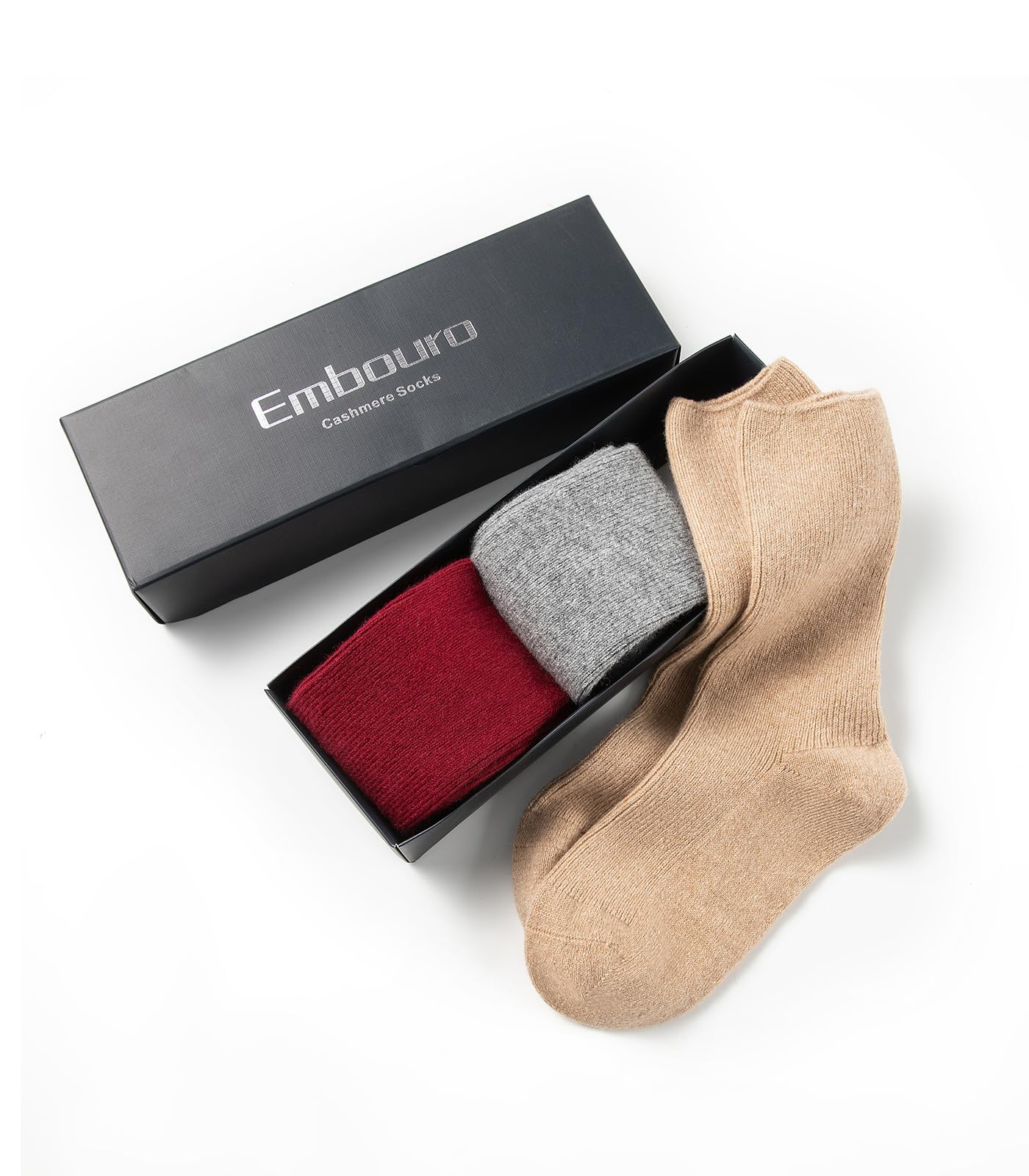 Wolle Kaschmir 3 Paar Socken für Frauen und Männer