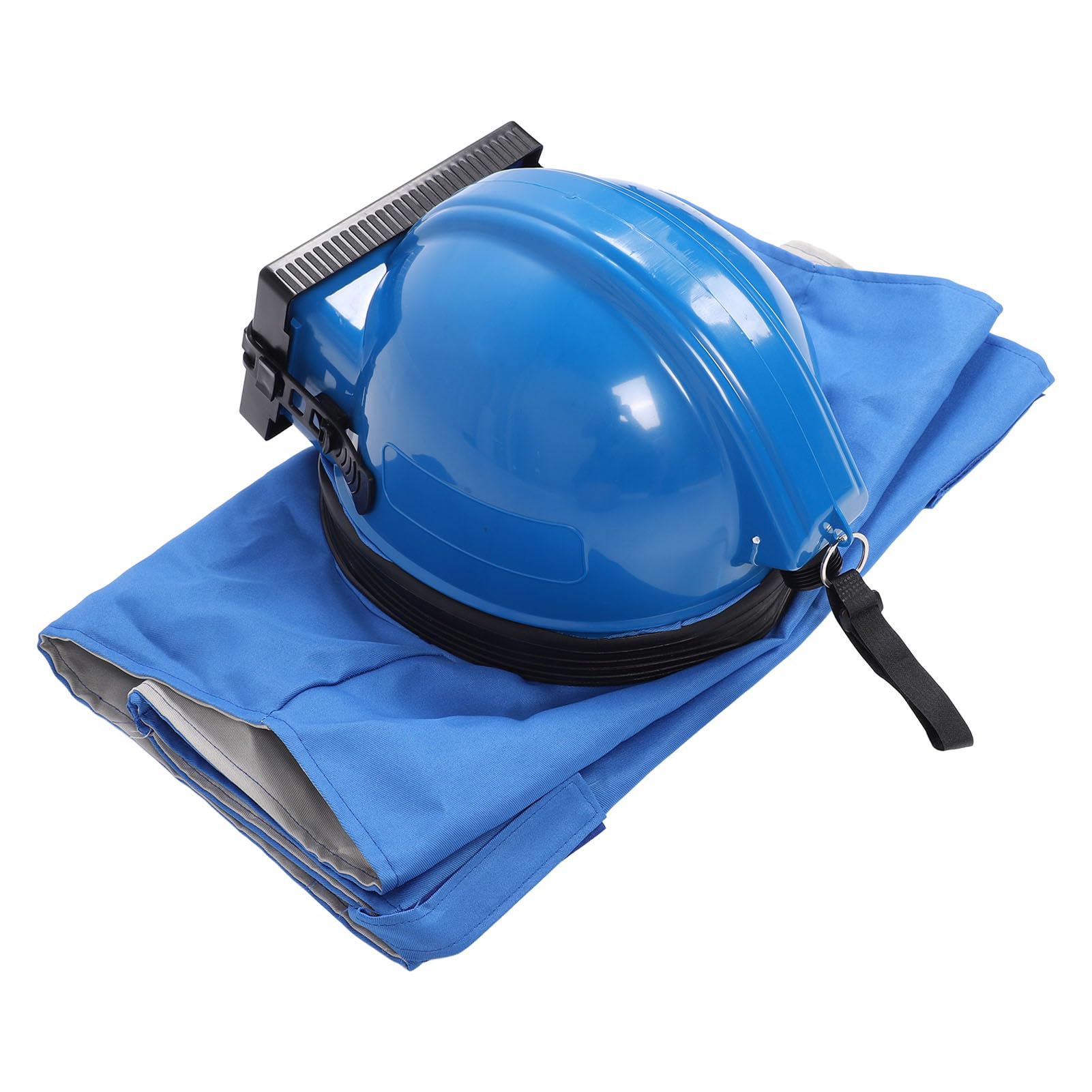 Marhynchus Casco per Sabbiatrice con Lente a Doppio Strato, Flusso d'aria Regolabile 10-50 ° F per Verniciatura a Spruzzo con Sabbiatura, Cappuccio di Sicurezza Industriale per Edilizia e Produzione