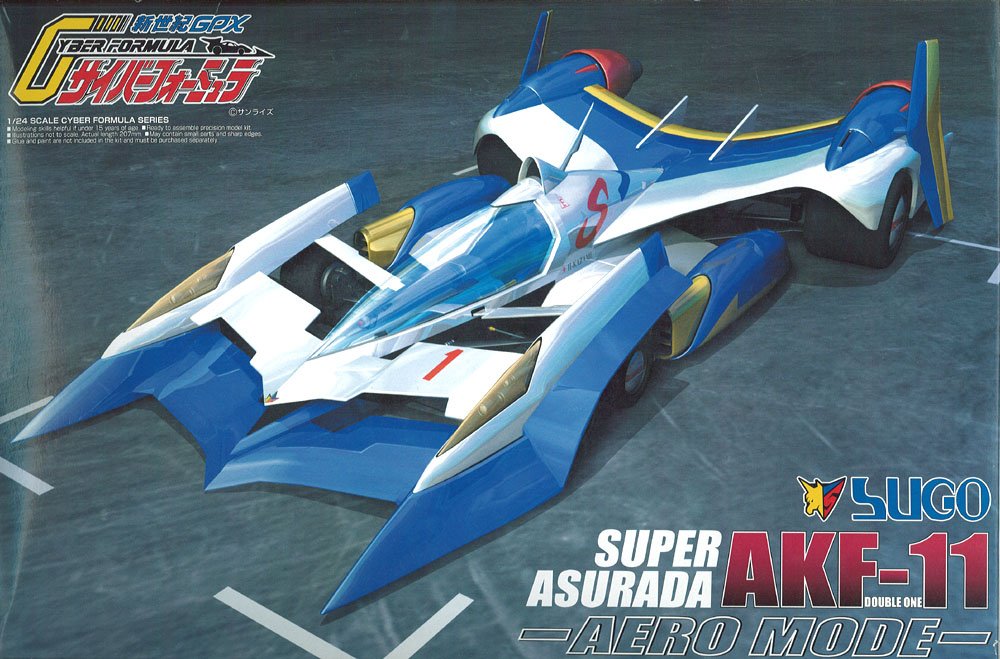 Amazon Com 1 24 Cyber Formula No 10 Super Asurada Akf 11 Aero Mode Video Games