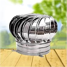 baca kapa , En  ok Ama l  Baca Kukuleti, Galvanizli Paslanmaz  elik, D ner Baca Kaputu Kapa  Spinner Anti-downdraught Baca Spinner Cowl Paslanmaz  elik, D ner Kapak,  st,  apka, 450mm