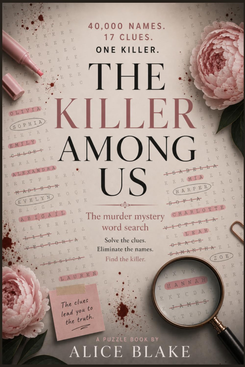The Killer Among Us: The murder mystery word search