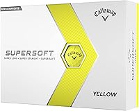 Callaway Supersoft Golf Balls 2023 - Ultra-Soft Feel, Long Straight Distance, Enhanced Spin - 12-Pack Father's Day Gift