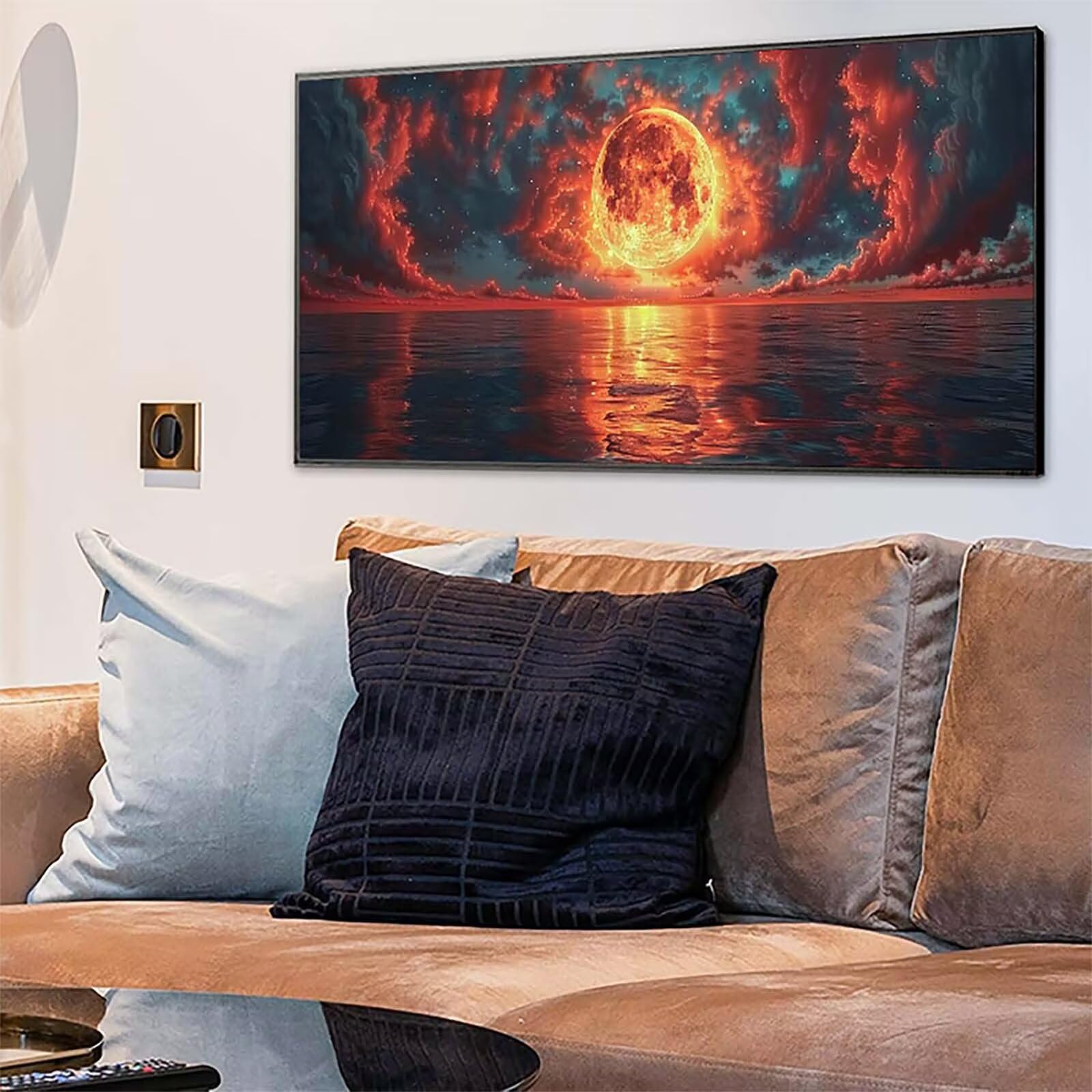Luna Diamond Painting Grandi Dimensioni 70x140cm, Diamond Painting 4-9472