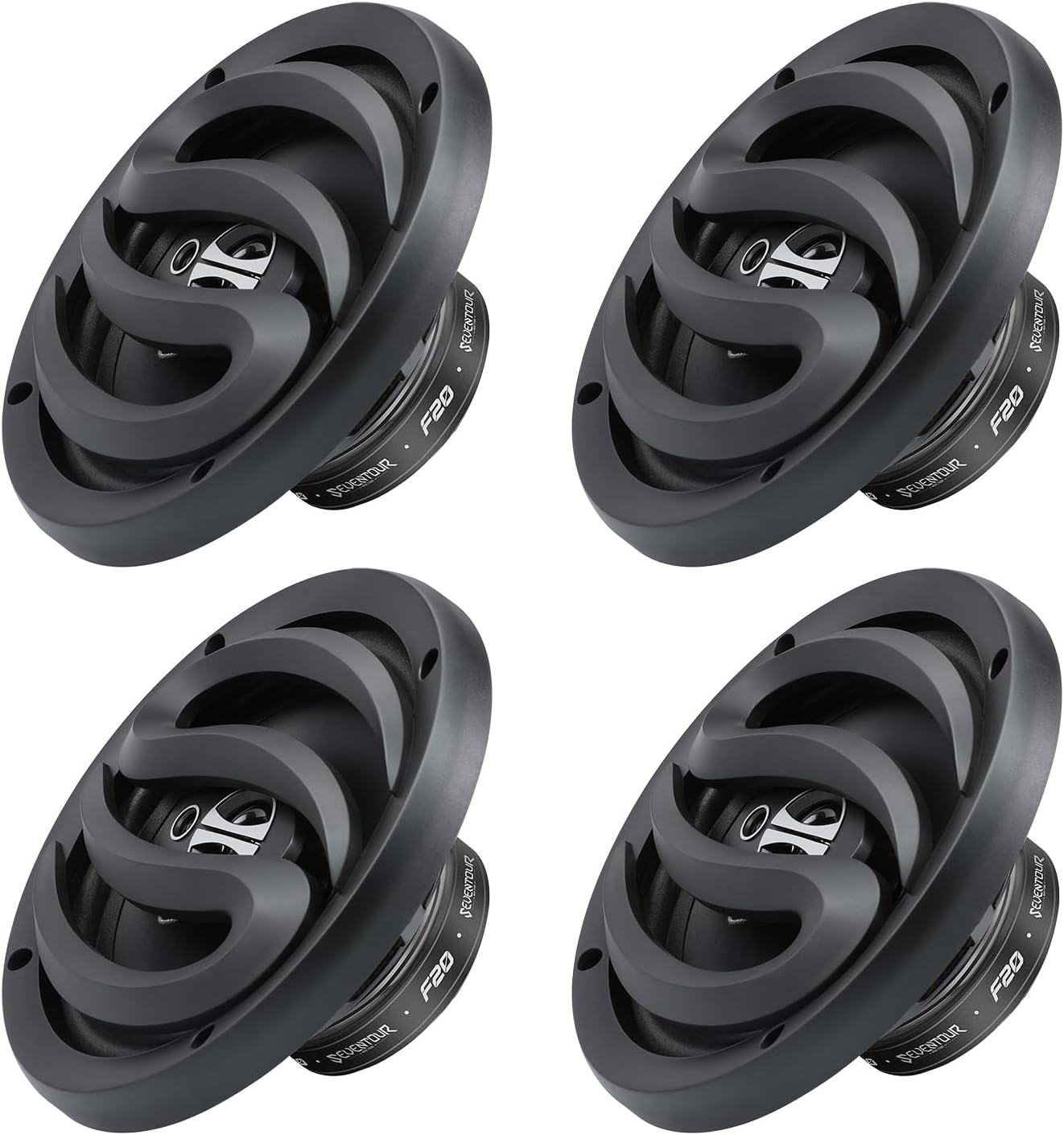 6.5 inch Car Audio Door Speakers (2-Pairs) for Honda Accord 2008-2024/Civic 2006-2024, Max Power 300 Watts,with Adapters and Harness,Full Range,Enhanced Sound,Car Audio Speaker Upgrade kit