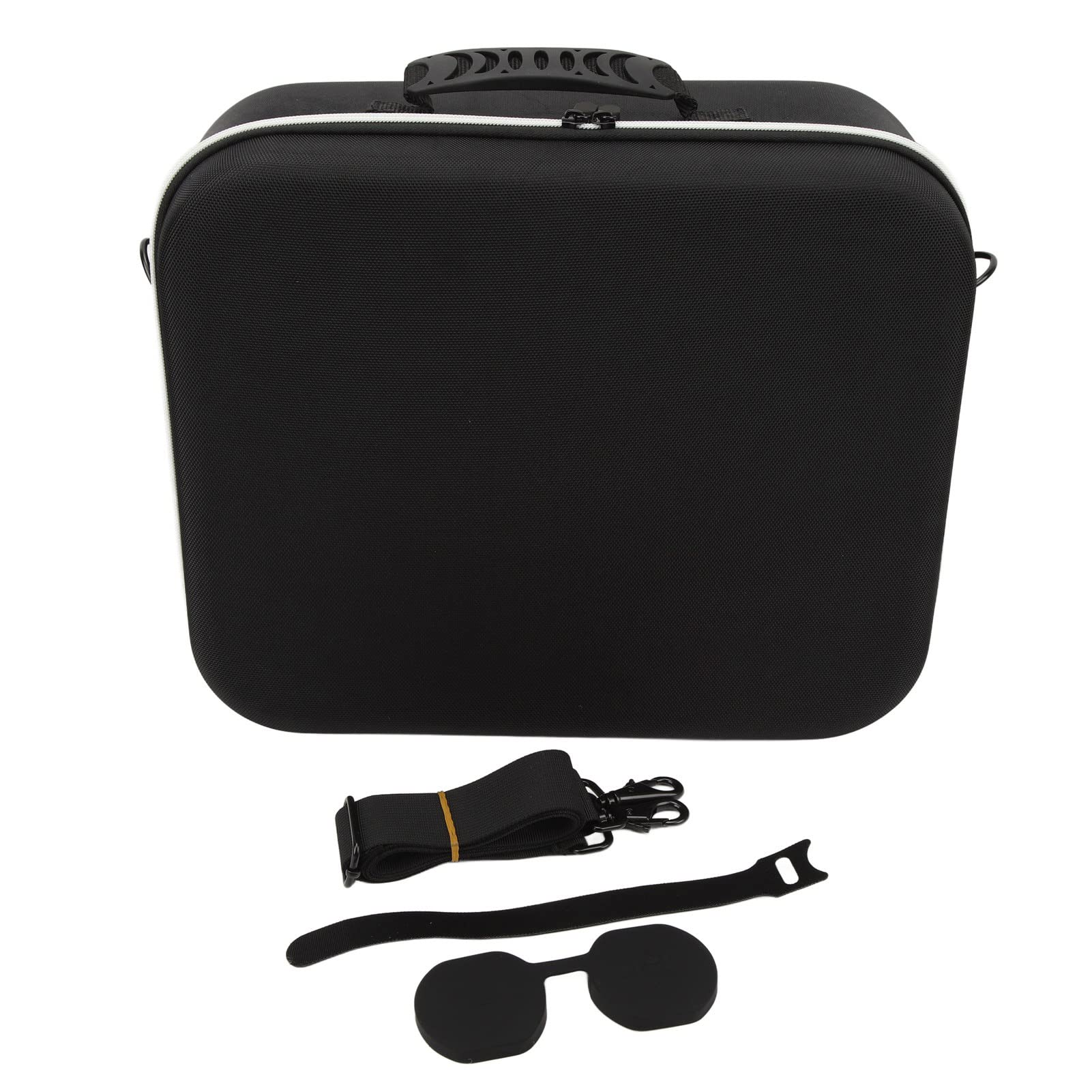 RIZGHWOY Estuche de Transporte Duro Portátil, Bolsa Impermeable con Cremallera EVA para PS VR2 con Correa para el Hombro, Bolsa de Transporte Multifunción para Viajar