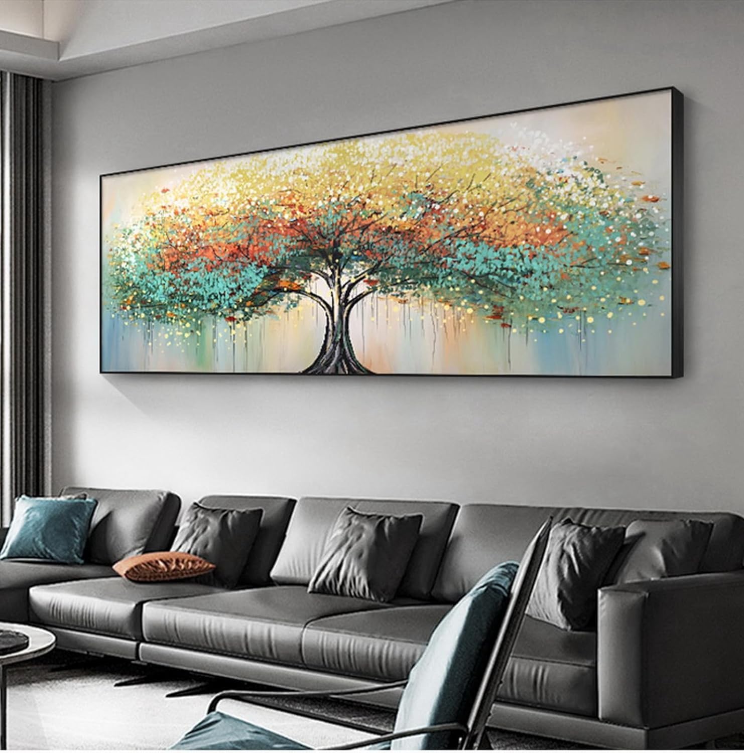 Amazon.com: Colorful Large Wall Art for living room, Framed Modern ...