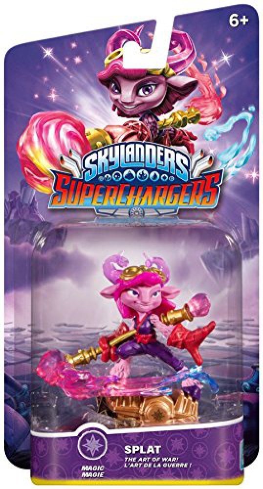 POWER BLUE SPLATTER Splasher Figurine Skylanders Superchargers Splat's Vehicle EUR 19,49 - FR