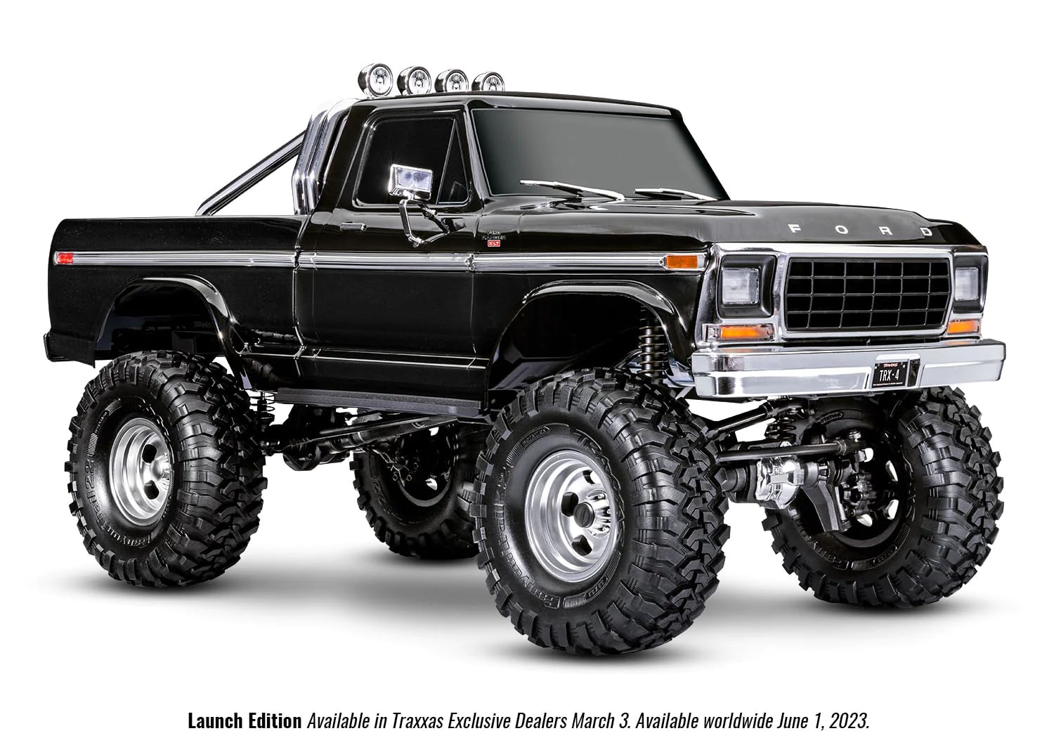 TraxxasCrawler TRX-4 RTR 79 Ford F150 Black 1/10 Brushed without Battery/Charger 4WD High-Trail