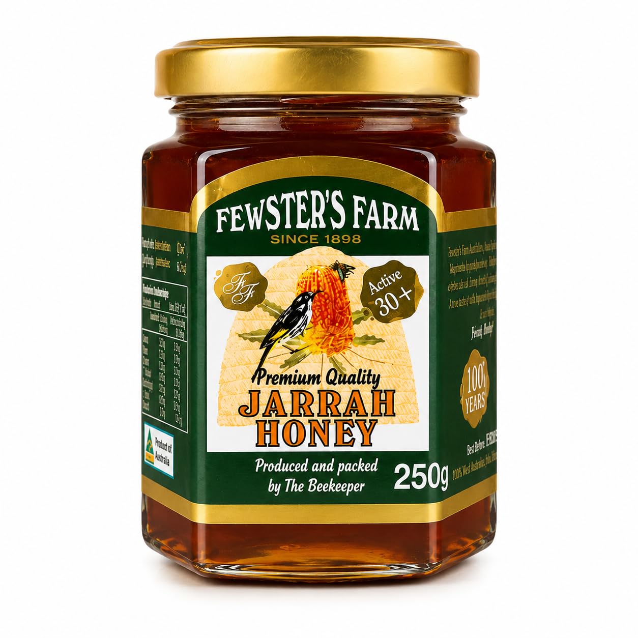Amazon.com : Jarrah Honey TA 30+ - 250 g / 8.8 oz Jarrah Honey is