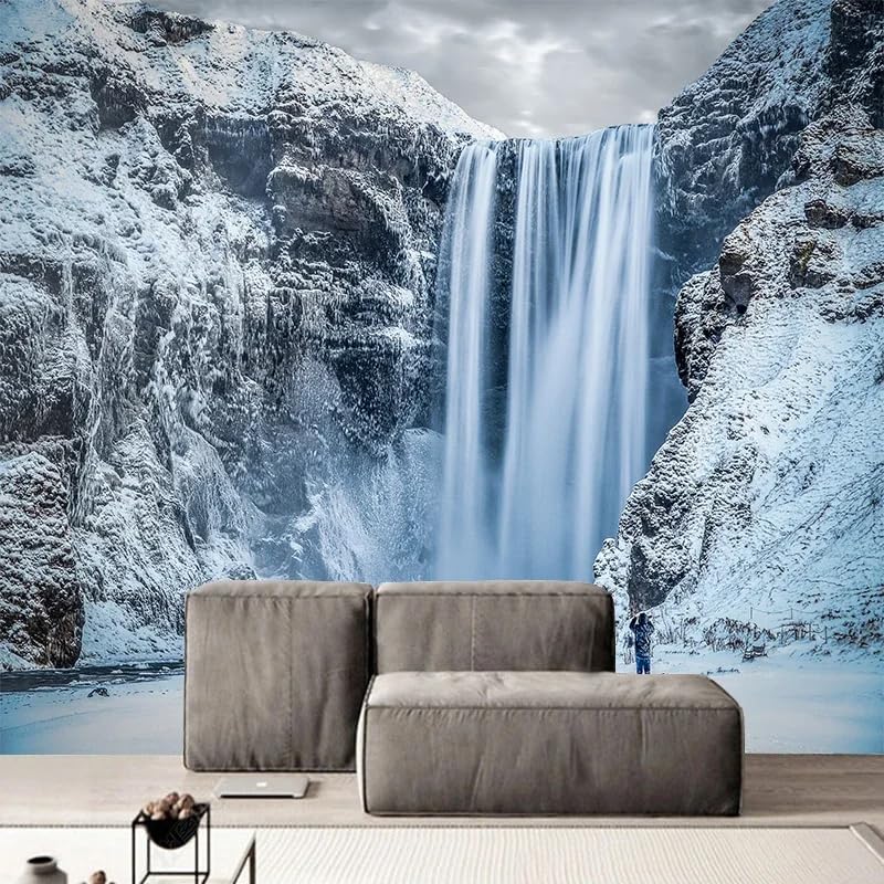 Papier Peint Photo 3D Arbre De Montagne - Autocollant Mural - Q5246 - Neuf