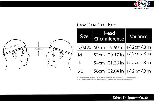 Miniatura 3 de Fairtex Protector de cabeza Super Sparring HG3, HG10, HG13 Diagonal Vision para Muay Thai, Boxeo, Kickboxing