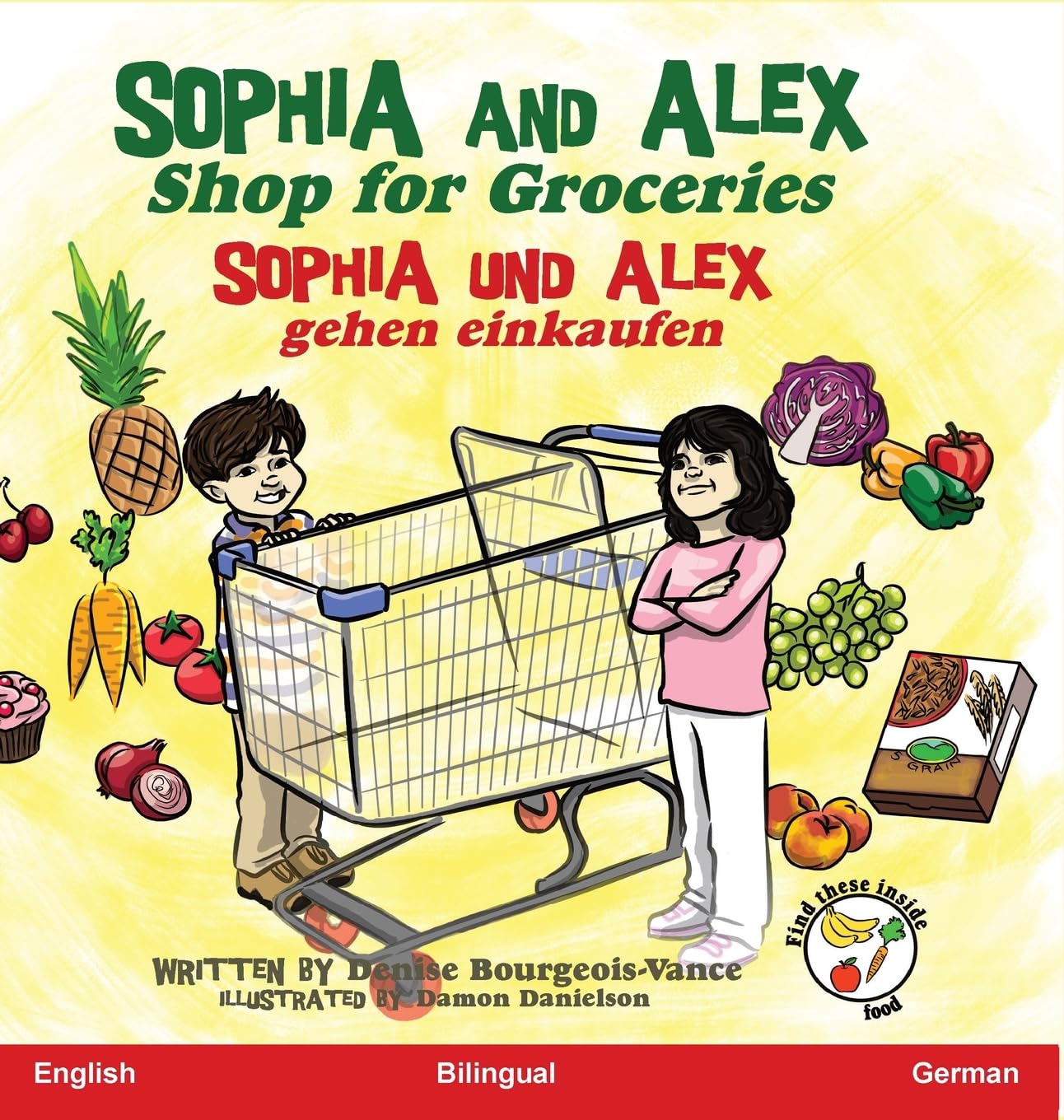 Sophia and Alex Shop for Groceries: Sophia und Alex gehen einkaufen