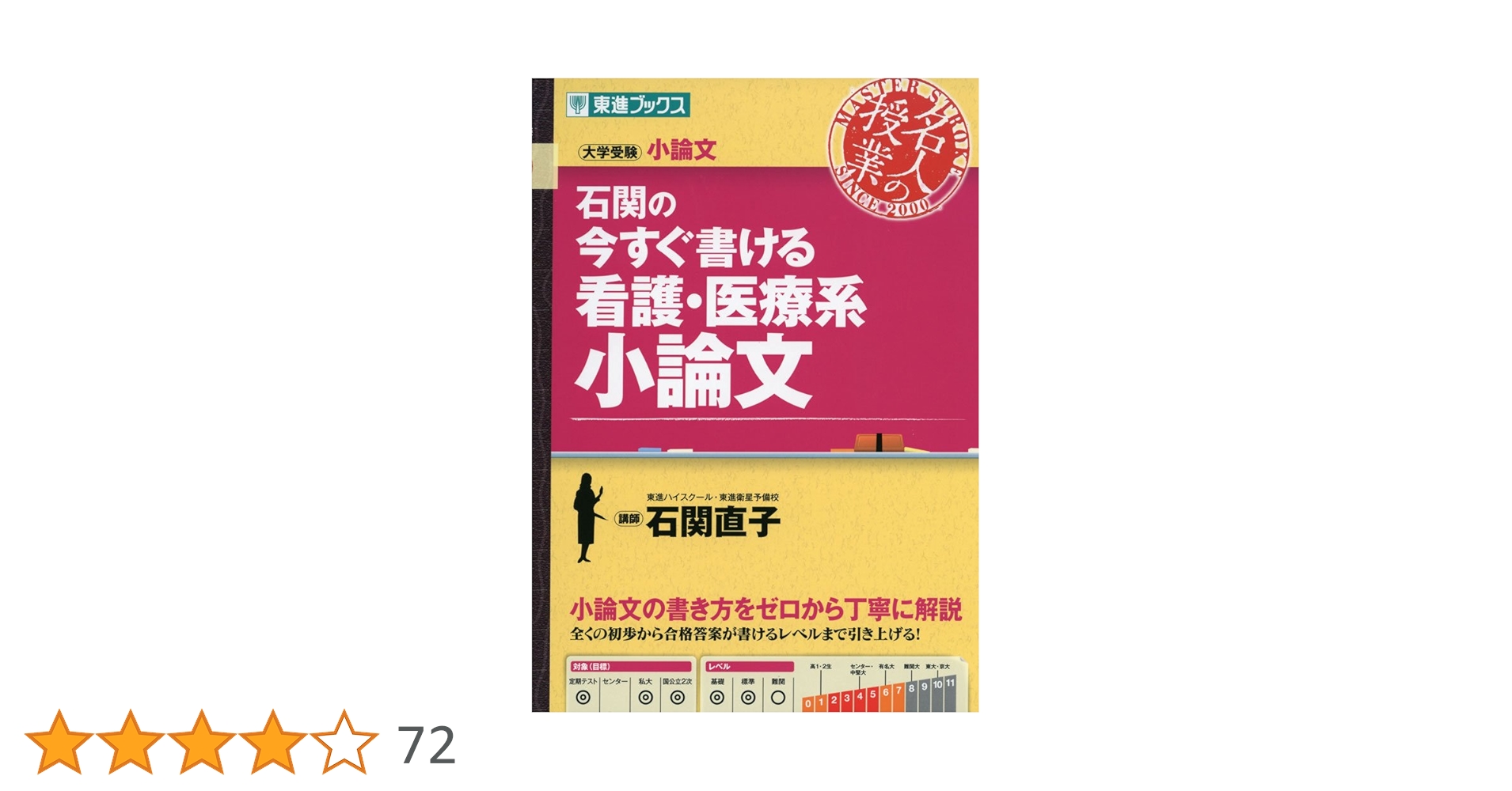 石関の今すぐ書ける看護・医療系小論文 (東進ブックス 大学受験 名人の