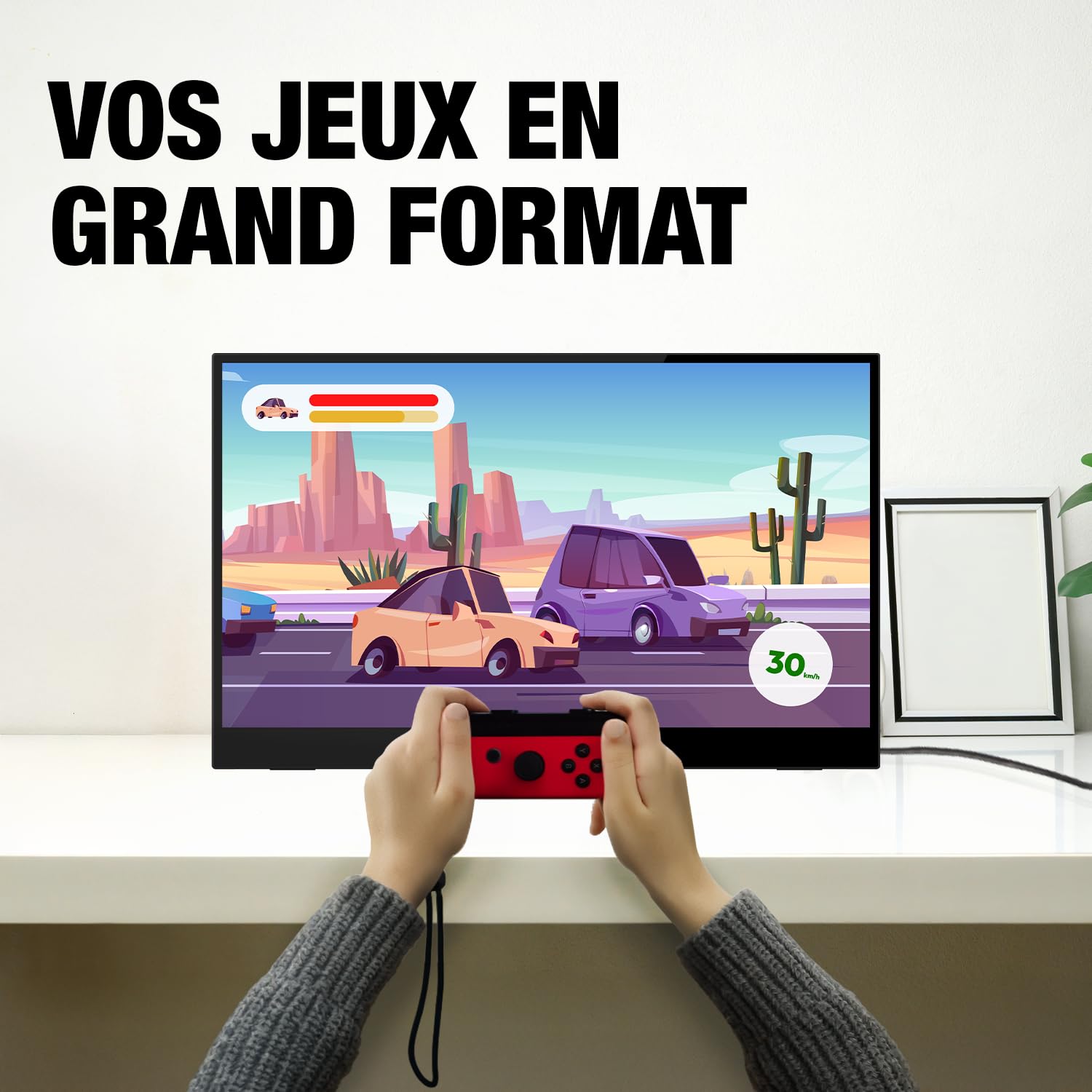 Nomad Touch - Ecran Tactile Portable de 15,6 Pouces Touch avec USB-C et HDMI | 1080P | Connectez aux téléphones, Ordinateurs Portables, PC, Xbox, PS4/5, GS156B2