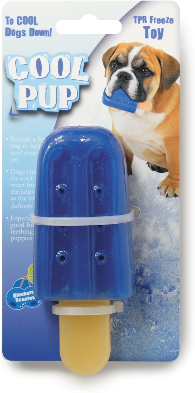 Cool Pup Cooling Toy (Popsicle (Mini), Blue)