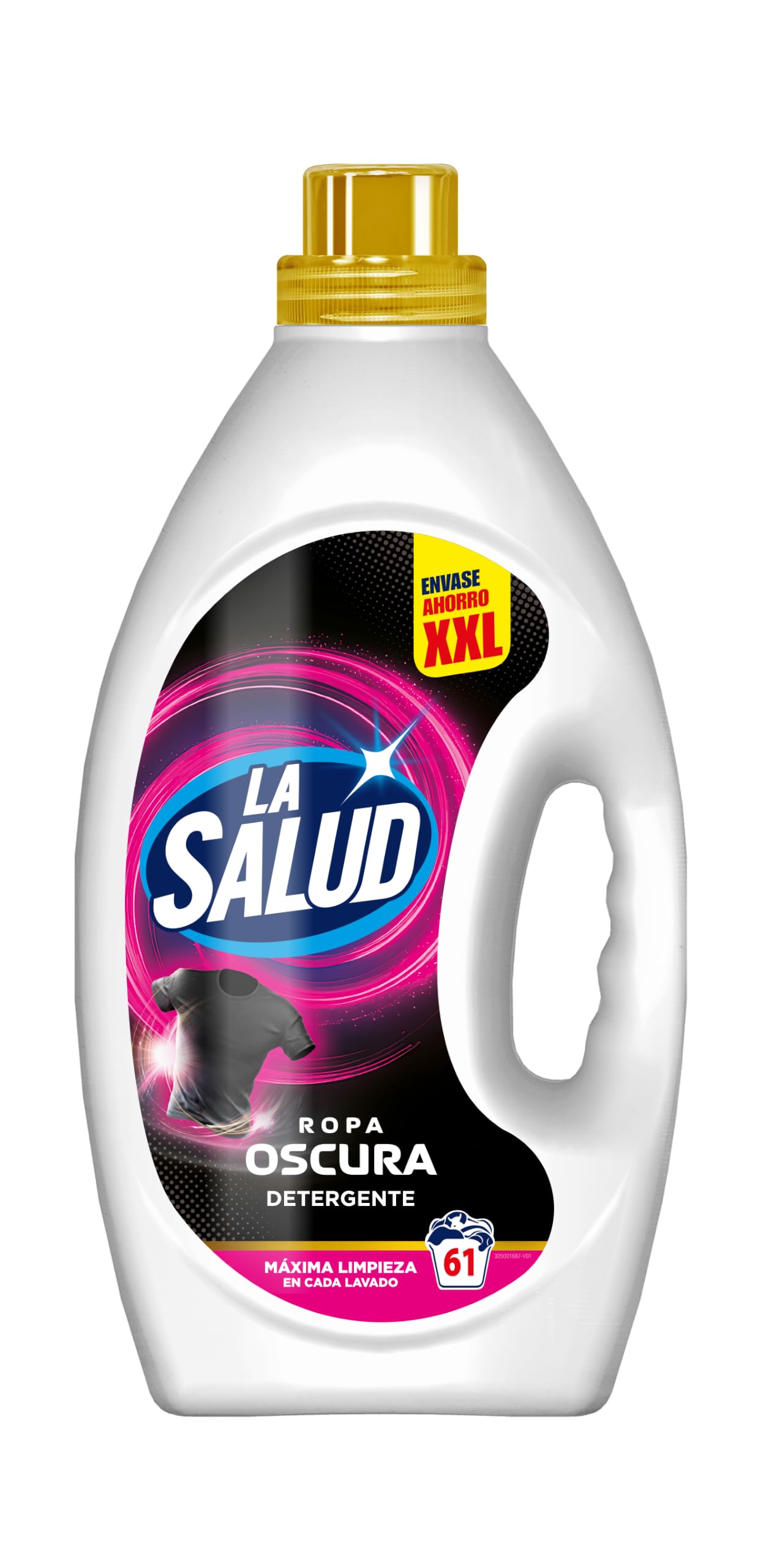 Pack Detergente La Salud Mixto 16L | 2 Original 4L + 1 Ropa Oscura 4L + 1 Ropa Color 4L | Gel Detergente Líquido para Lavadora | Formato Familiar