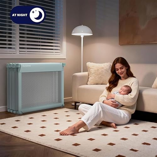 Miniatura 7 de Doradotey - Corralito para bebés, plegable, con forma y tamaño ajustable, gran centro de juegos, corralitos de juego para bebés, patio de juegos,