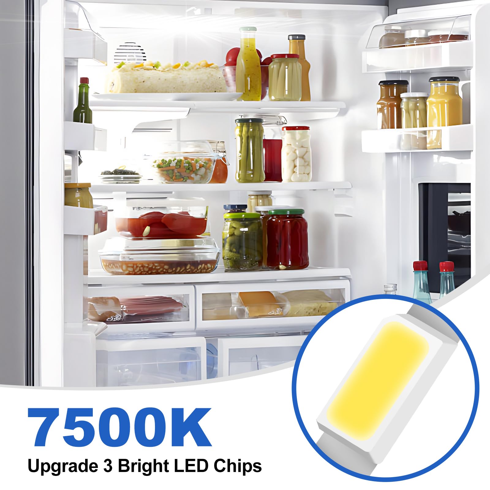 Wr55x26671 LED Refrigerator Light Board GE Refrigerator Part Ps11767930 Ap6035586(5 Pack) on Fridge.com - View 5
