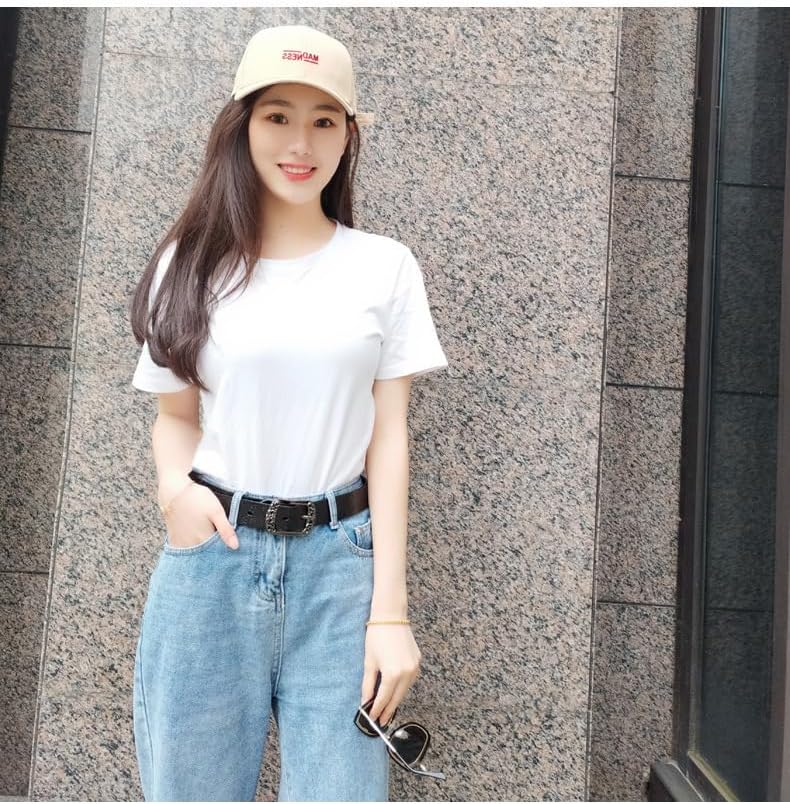 Women Vintage Genuine Leather Belts With Embossed Buckle Classic Printed Women'S Belt Butterfly Prints Ideal For Jeans - Image 4