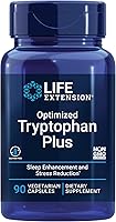 Vista 1 de Life Extension Optimized Tryptophan Plus 1000mg - Suplemento de L-triptófano con niacina y L-lisina para un sueño saludable y respuesta al estrés
