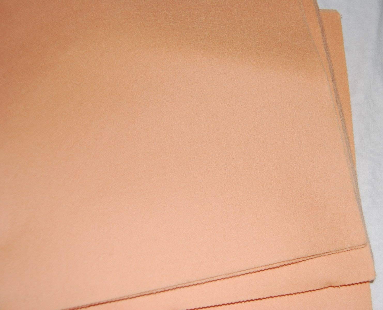 celloexpress Felt Sheets for Crafting and Soft Toy Making 100% Acrylic Craft Felt 9" Squares (FLESH - SELF ADHESIVE, 2 Sheets)