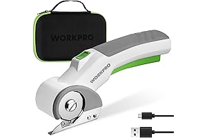 WORKPRO Cordless Electric Scissors Only Easy Smart Cutter For Cutting Fabric Leather Cardboard