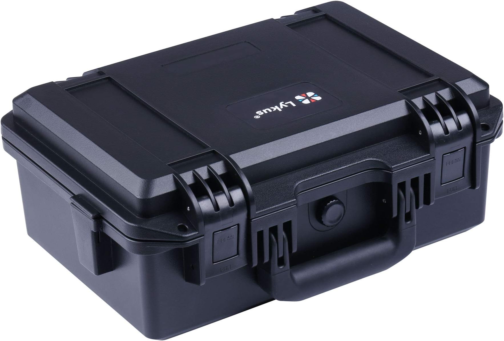 Lykus HC-3310 Waterproof Hard Case with Foam, Inner Size 11.73*7.17*4.53in | IP67 Waterproof, Pluckable Foam, Suitable for Cameras, Lenses, Electronic Equipment and More