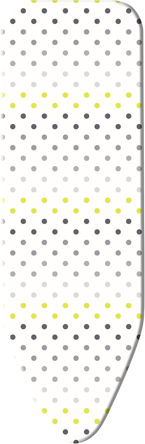 Minky Homecare SmartFit Ironing Board Cover and Pad with Thick Felt Backing for Smoother Ironing – 49 x 17 inches