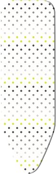 Minky Homecare SmartFit Ironing Board Cover and Pad with Thick Felt Backing for Smoother Ironing 49 x 17 inches