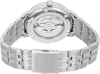 Vista 4 de Seiko Reloj analógico automático para hombre con correa de acero inoxidable SRPH87K1, azul, Azul, Reloj automático, mecánico