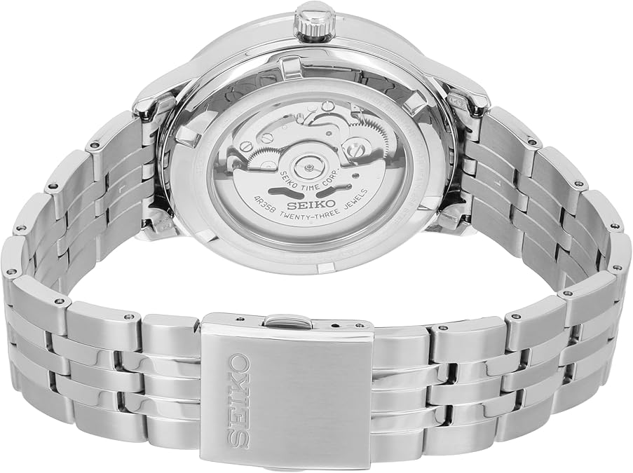 Seiko SRPH92K1 Men's Analogue Automatic Watch with Stainless Steel Strap