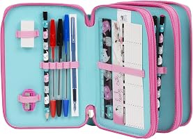 Federmäppchen „Let‘s Gol“ Mit 46-teiligem Stift-Set – Inkl. Hausaufgabenheft, Für Schule & Kindergarten