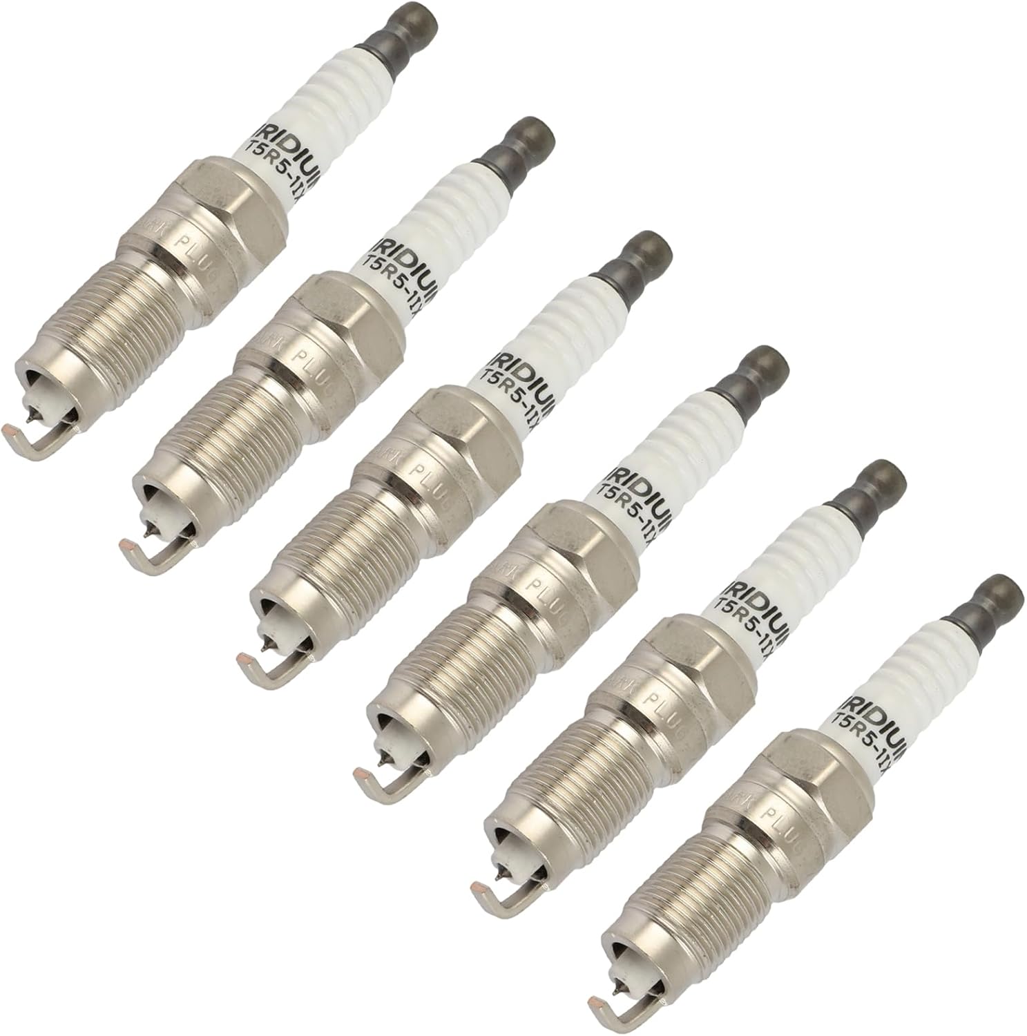 ECCPP Spark Plug Platinum Iridium Fit for 1994-1996 for Buick for Century 2.2L/L4,1994-1997 for Chevrolet for S10 2.2L/L4 Replacement for 7316,TR551IX (6 Spark Plugs)