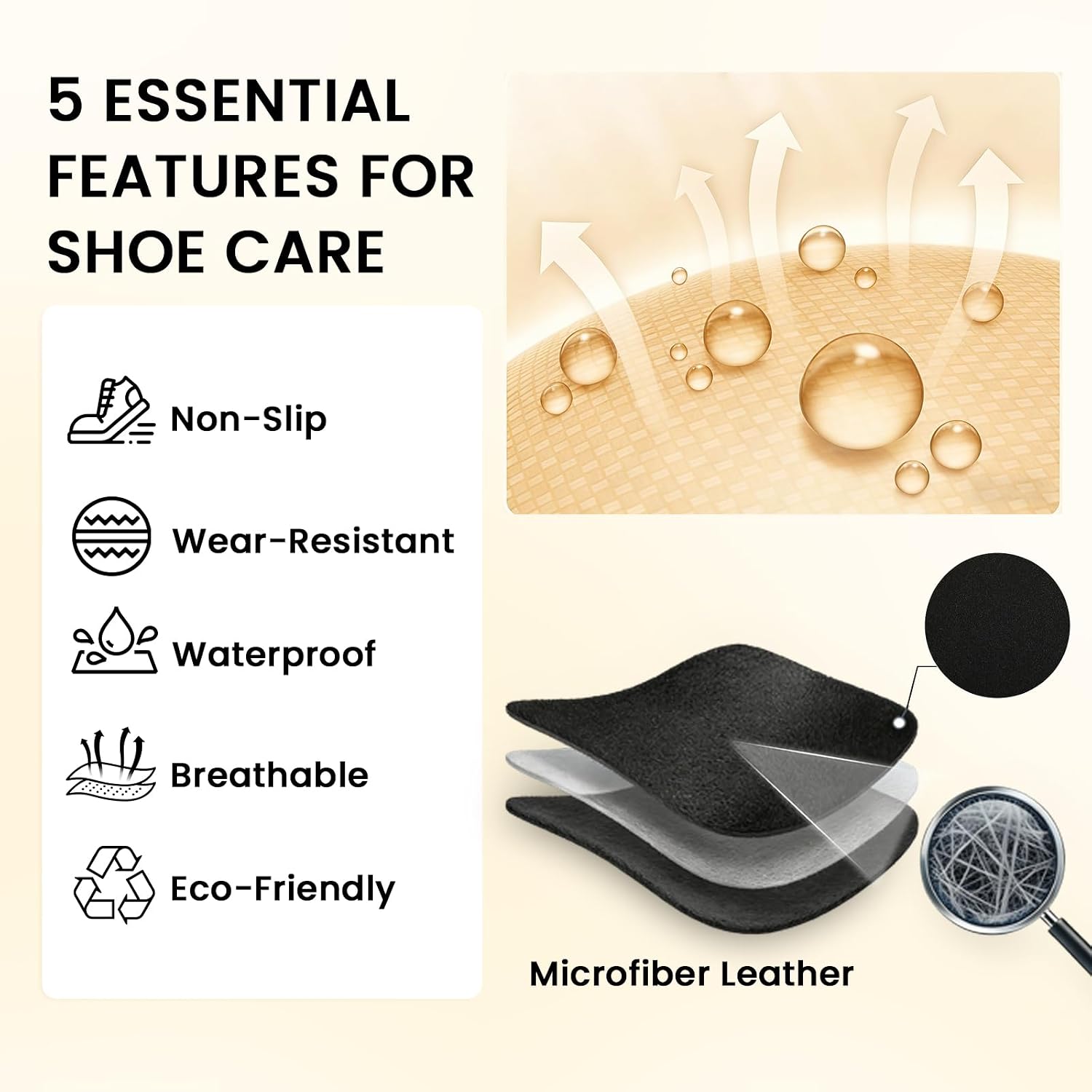 Welnove Shoe Heel Repair, Adhesive Inside Shoe Heel Patch Pad for Sneaker Holes