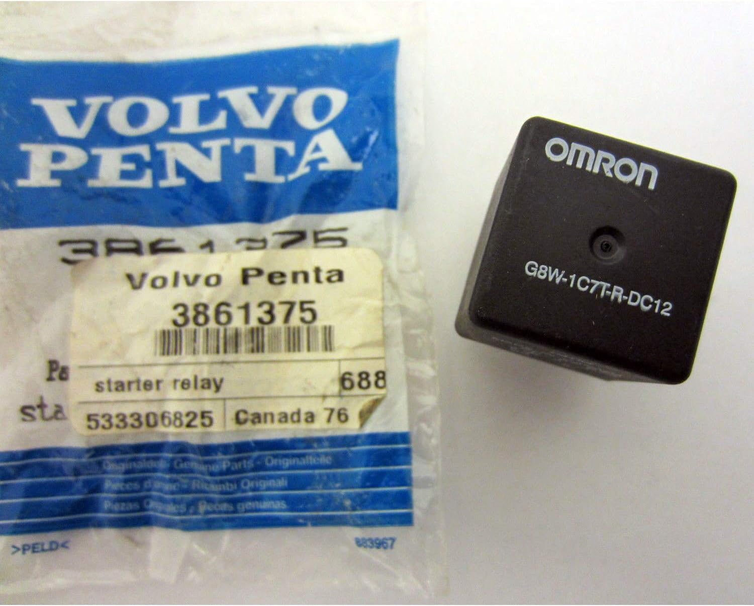 Volvo Starter Relay 3861375 + Free Shipping