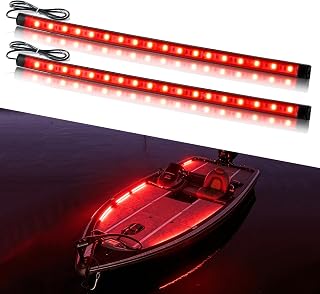 Boat Navigation Lights LED, Green Boat Lights LED Waterproof, Marine Navigation Bow Light for Night Fishing, Boating, Navigating, Lighting, Fits for Pontoon, Bass & Jon Boats, Yacht