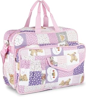 BAGZEE Baby Bag for Mother, Mother Bag, Diaper Bag for Girls and Boys (purple) Price In India