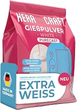 KERACRAFT Purecast Casting Powder, White, 4.5 kg, Extra White Relief Casting Powder for Creative Projects