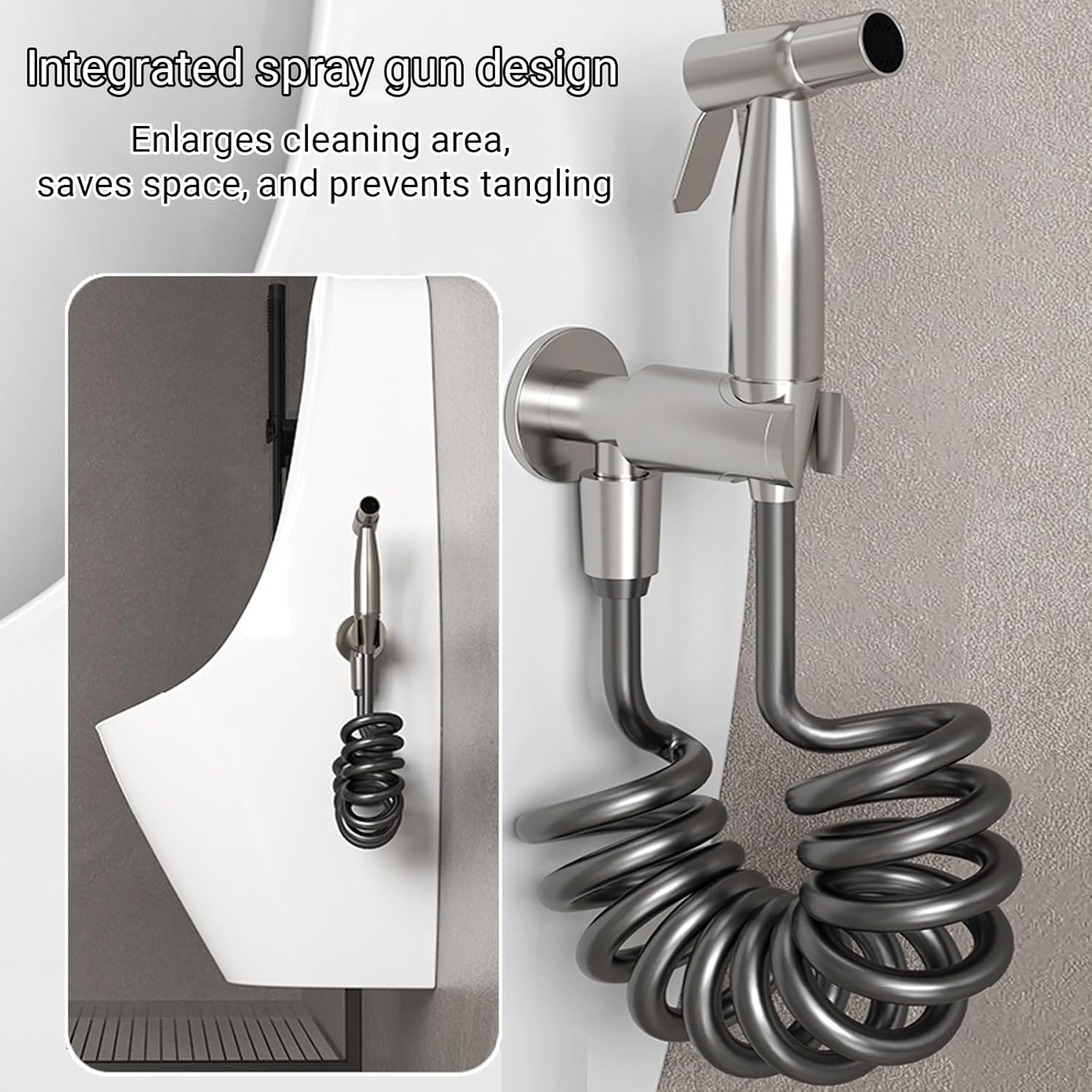 Wall-Mounted Automatic Sensor Flushing Urinal for Men's,with Faucet，Ceramic Urinals for Men Spill Proof Nighttime,for Bathroom Commercial Hotel Garage Bar,Public Toilet(Built-in Sensor)