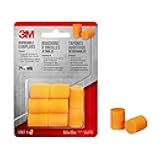 Disposable Classic Earplug, Noise Reduction Rating (NRR)29 dB, 4-Pair, 1-Pack, Orange