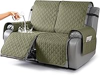 Vista 17 de TAOCOCO Fundas reclinables 100% impermeables, fundas de sofá reclinable con correas para las piernas, funda de sofá reclinable reversible para silla