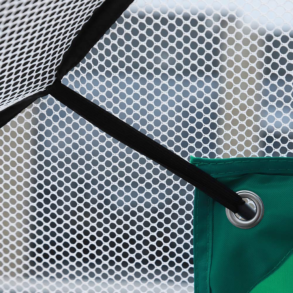 Tkanina Oxford Zielona Lekka przenośna siatka do ćwiczeń golfowych bez dna Narzędzie treningowe do ćwiczeń w pomieszczeniach i na zewnątrz przy użyciu trwałego materiału