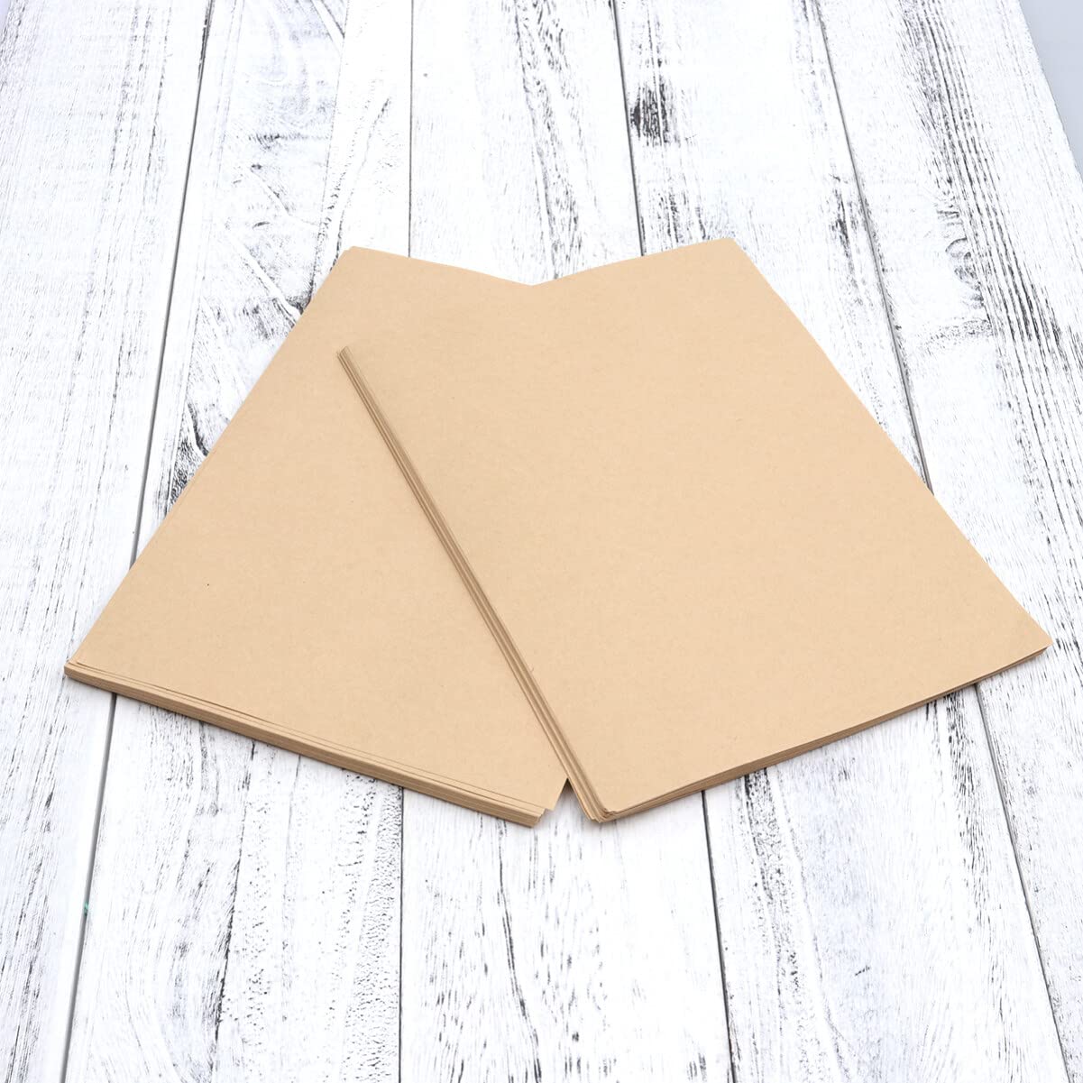 Papier à Lettres Vintage Ligné Format Lettre 100 Feuilles Beige