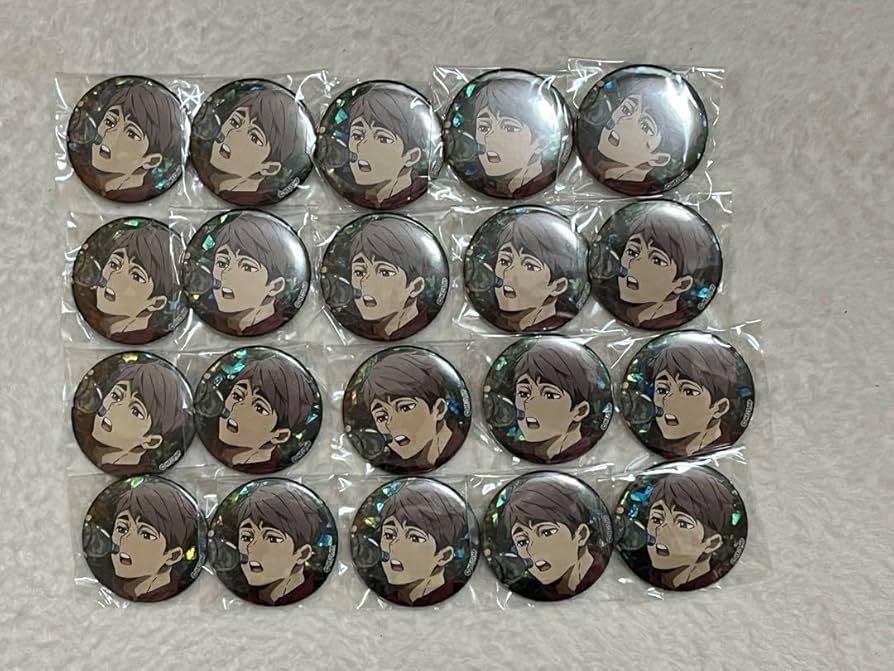 ハイキュー 宮治 缶バッジ OFD Amazon.co.jp: ハイキュー OFD 缶バッジ ホログラム 宮治 20点