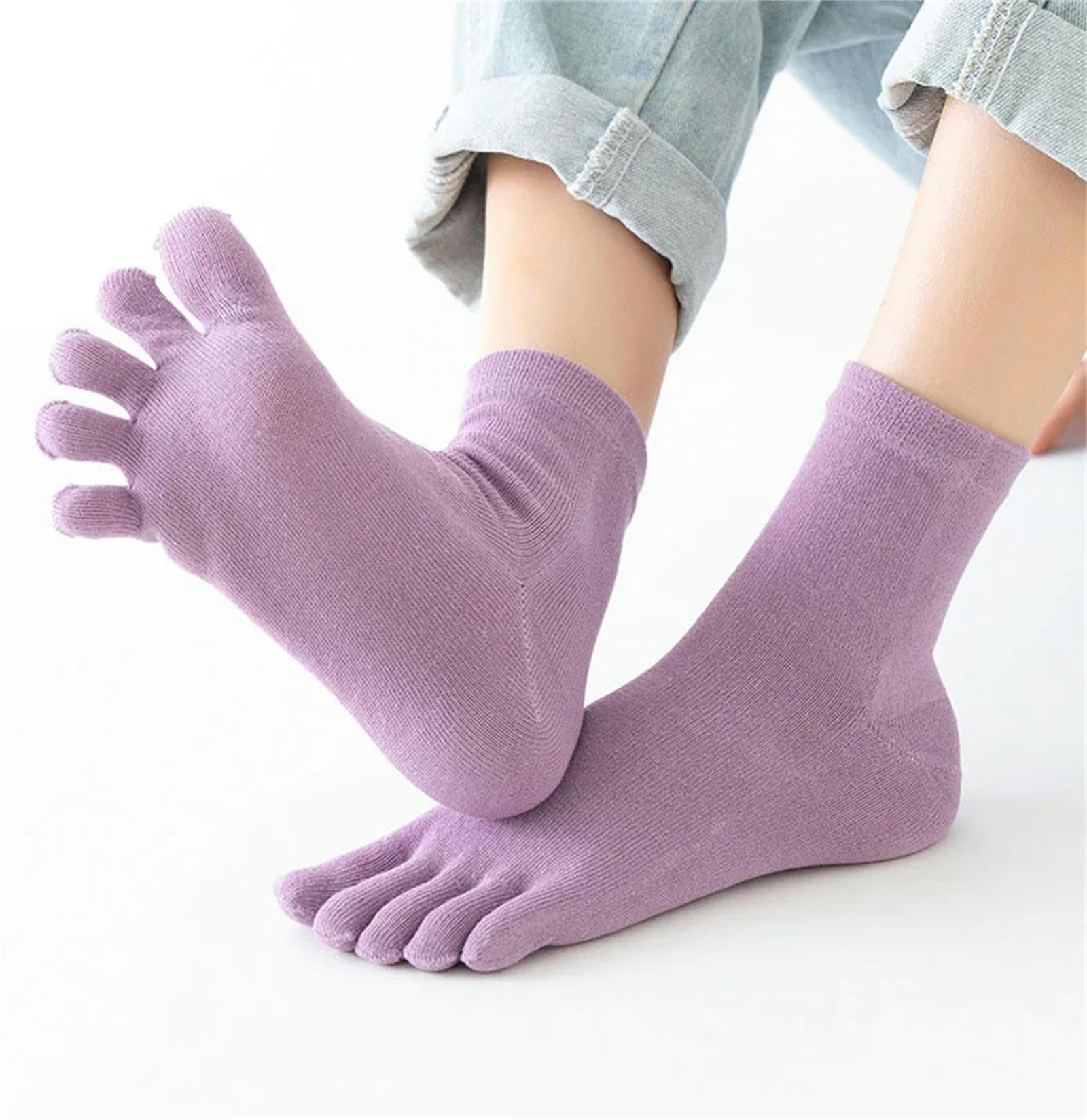 Calcetines Hombre 2 Pares Five Finger Socks De Algodón Puro Para Mujeres Five Stocks Sweat